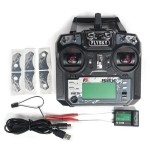 Mando a distancia Flysky 2,4G AFHDS 2A 10CH G con FS iA6B para Dron de avión